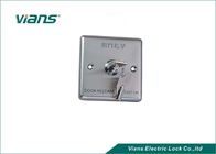 Dauerhafter Aluminiumlegierungs-Tür-Ausgangs-Knopf/Druckknopfausgangsschalter mit Notschlüssel