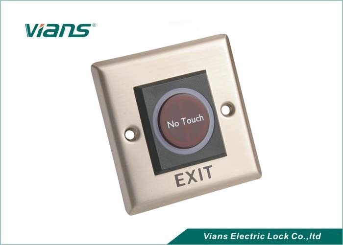 Infrarot-Sensor-Edelstahlausgangsknopf kein Noten-Drängung auf Türen