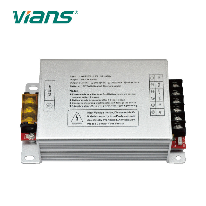 Zugriffskontrollstromversorgung 100W der Aluminiumlegierungs-DC12V Ein-Output