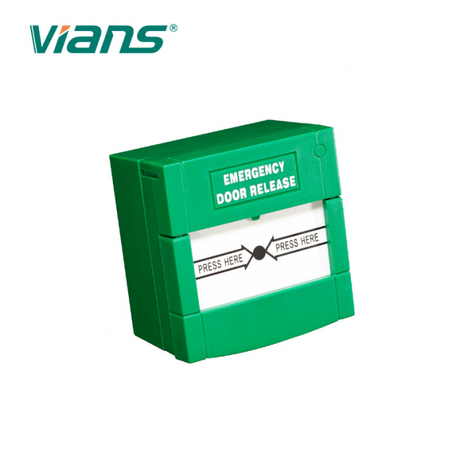 Rückstellbare Nottürentriegelungs-Glasentriegelungs-dringender Schalter mit Abdeckung 0