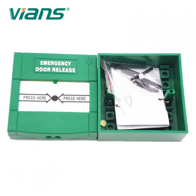 Rückstellbare Nottürentriegelungs-Glasentriegelungs-dringender Schalter mit Abdeckung 2