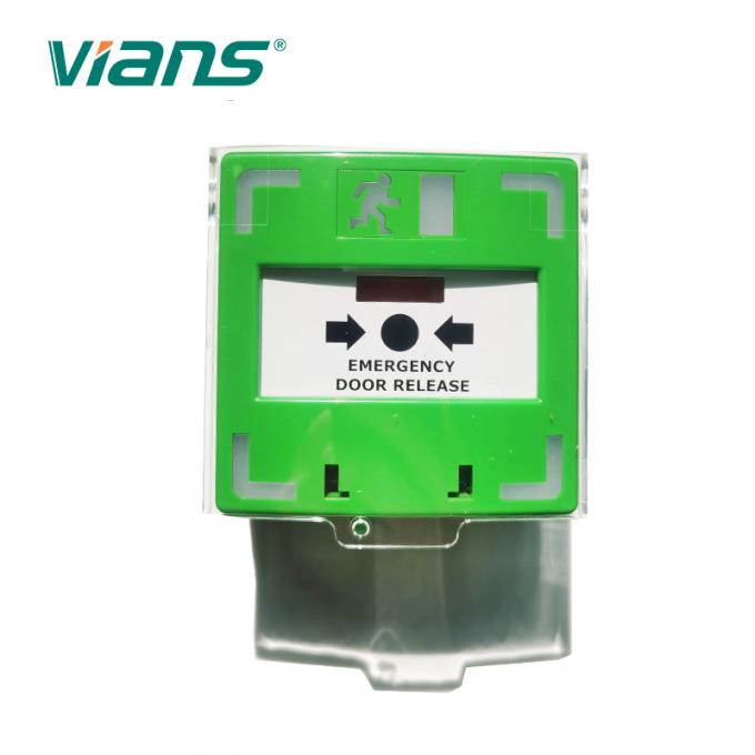 Tür-Ausgangs-Knopf-Freigabe des ABS-PC Feuermelder-Notfallip55 dringend 0