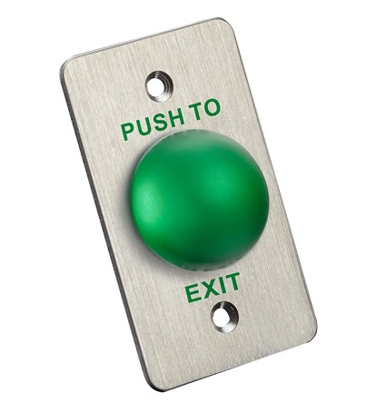 Rechteck formte grüner Ausgangs-Knopf kundengebundenen Stoß-Schalter der Tür-IP50 1